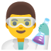 👨‍🔬 man scientist display on Google